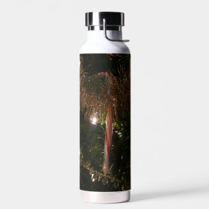 Christmas Tree II Holiday Red and Gold Water Bottle