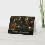 Christmas Tree III Custom Holidays (Blank Inside) Holiday Card