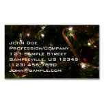 Christmas Tree III Holiday Scene Business Card Magnet
