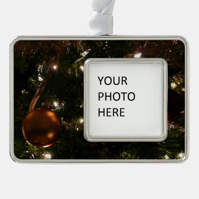 Christmas Tree III Holiday Scene Christmas Ornament (Front)