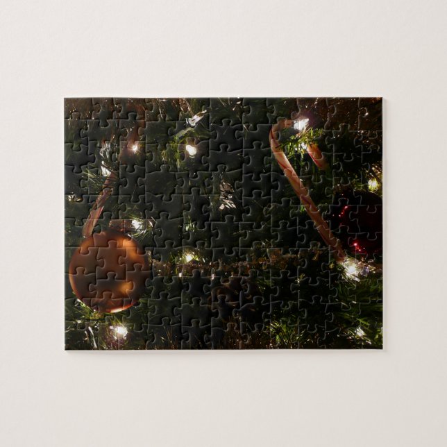 Christmas Tree III Holiday Scene Jigsaw Puzzle (Horizontal)
