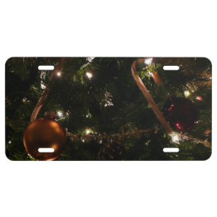 Christmas Tree III Holiday Scene License Plate