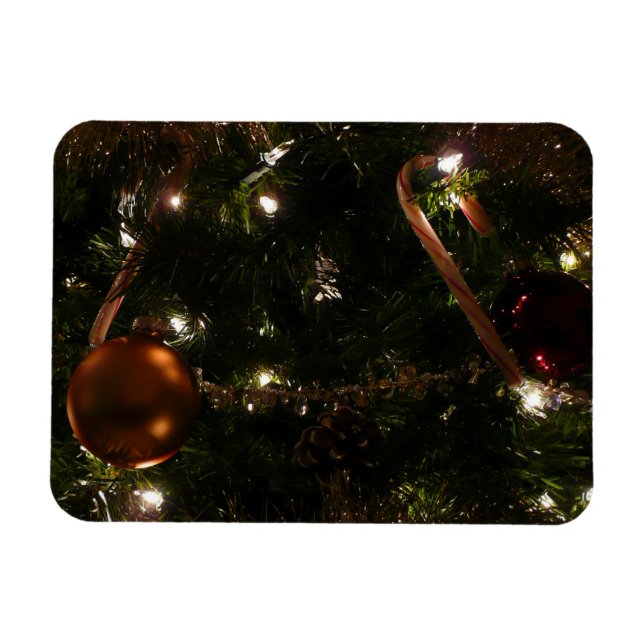 Christmas Tree III Holiday Scene Magnet (Horizontal)