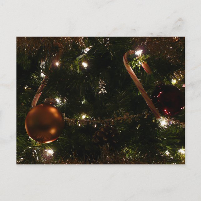 Christmas Tree III Holiday Scene Postcard (Front)