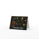 Christmas Tree III Holiday Scene Thank You Card