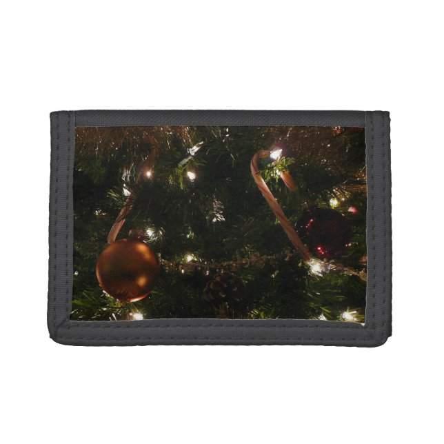 Christmas Tree III Holiday Scene Trifold Wallet (Front)