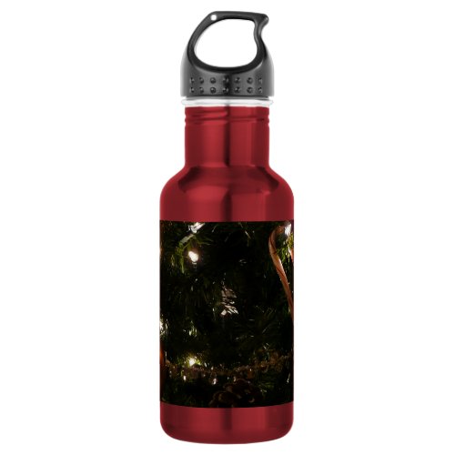 Christmas Tree III Holiday Scene Water Bottle