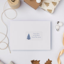 Christmas Tree in Delft Blue customizable