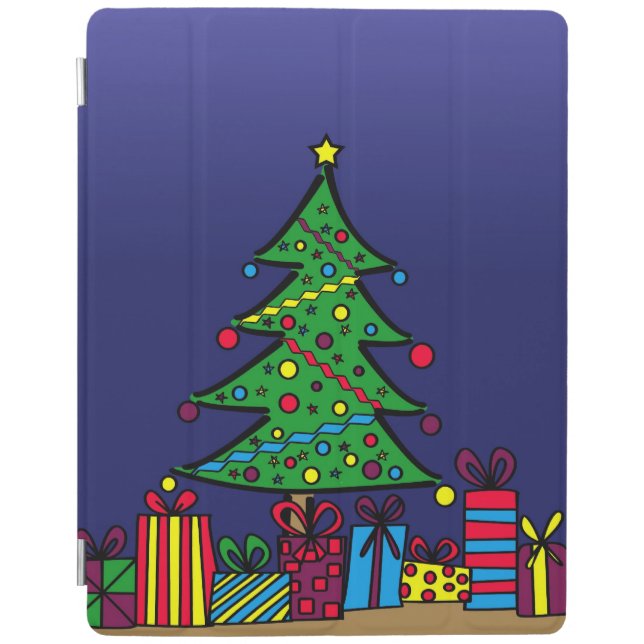 Christmas tree iPad smart cover (Front)