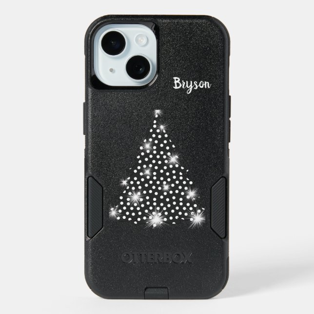 Christmas Tree iPhone 15 Case (Back)