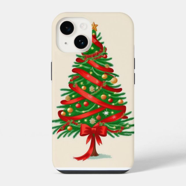 Christmas Tree Iphone Case (Back)