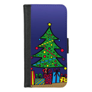 Christmas tree iPhone 8/7 wallet case
