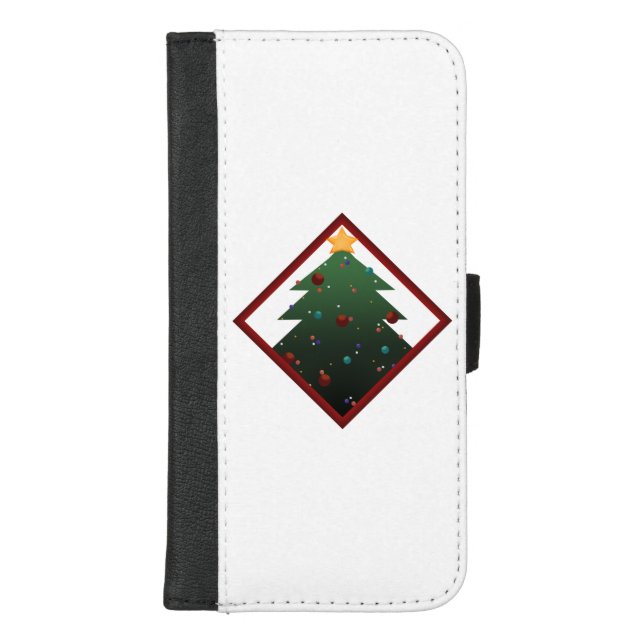 Christmas Tree iPhone Wallet Case (Front)
