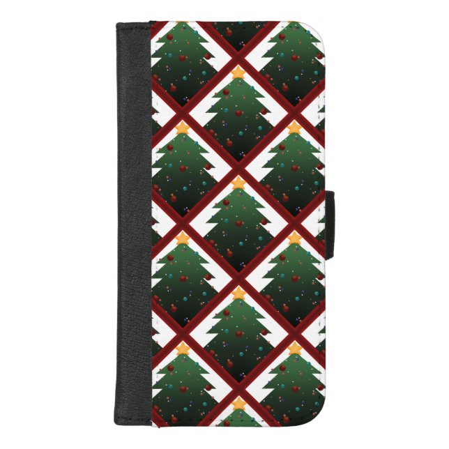 Christmas Tree iPhone Wallet Case (Front)