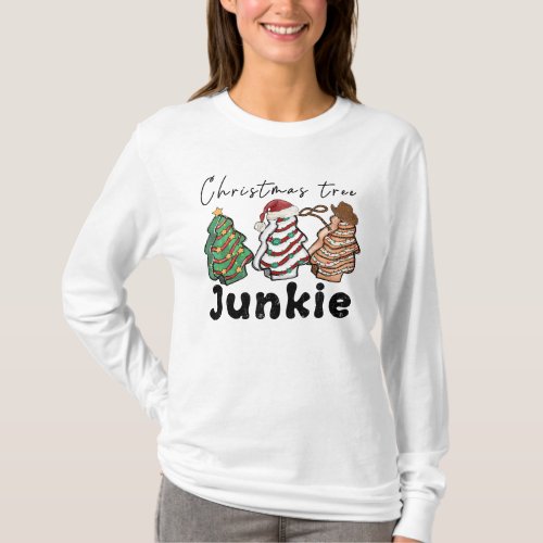 christmas tree junkie T_Shirt