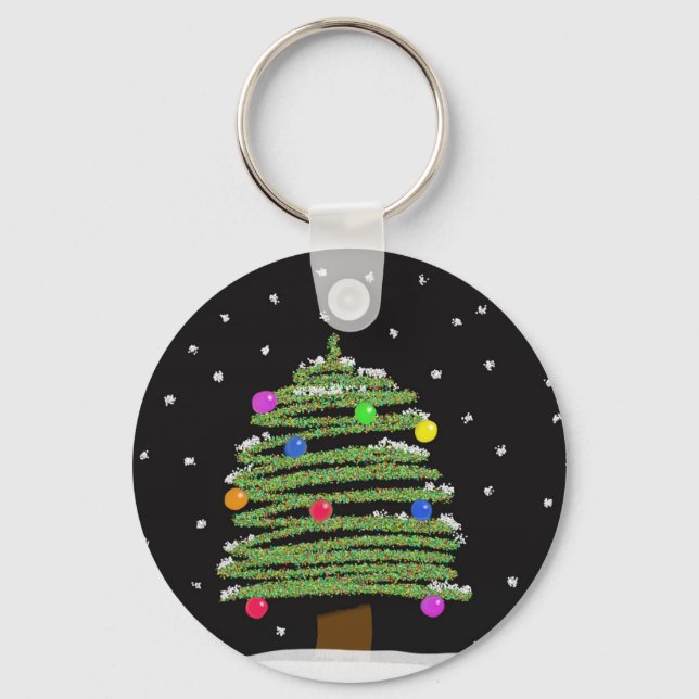 Christmas Tree Keychain (Front)