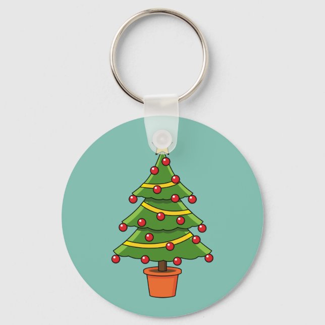 Christmas Tree Keychain (Front)