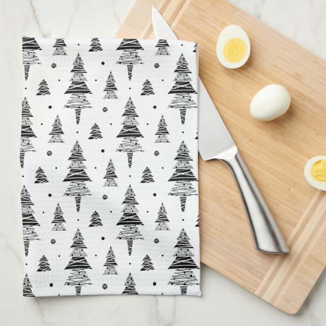 Christmas tree  kitchen towel (Quarter Fold)