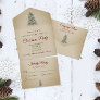 Christmas Tree Kraft Paper Company Holiday Party All In One Invitation