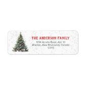 Christmas Tree Label (Front)