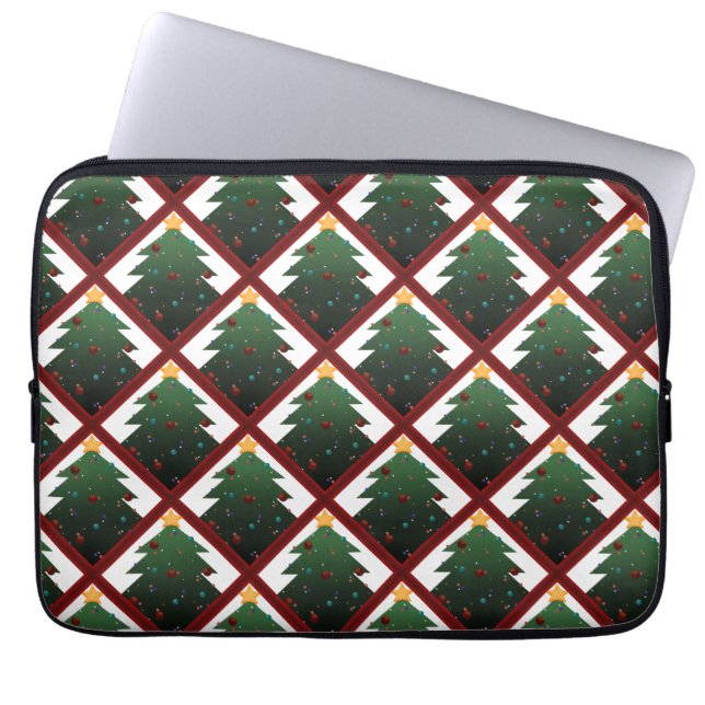 Christmas Tree Laptop Sleeve (Front)