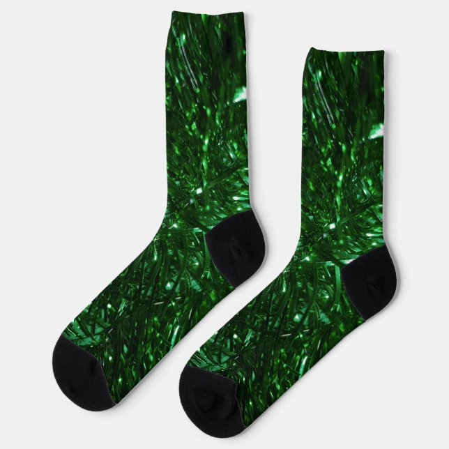 christmas tree leaves socks (Left)