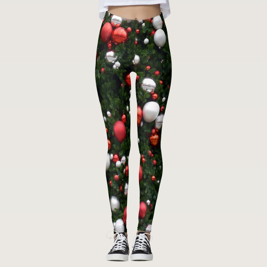 Christmas Tree Leggings Zazzle