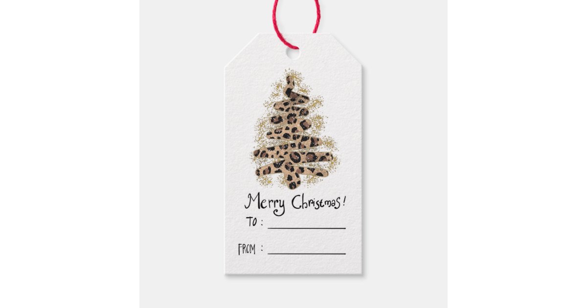 Christmas Trees Printable Gift Tags