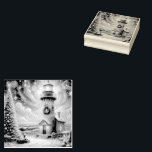 Christmas Tree Lighthouse Nautical Coastal Blue Rubber Stamp<br><div class="desc">Christmas Tree Lighthouse Nautical Coastal Blue
Please follow me; I create new designs and products daily!
Feel free to contact me with your design needs.</div>