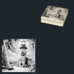 Christmas Tree Lighthouse Nautical Coastal Blue Rubber Stamp<br><div class="desc">Christmas Tree Lighthouse Nautical Coastal Blue
Please follow me; I create new designs and products daily!
Feel free to contact me with your design needs.</div>