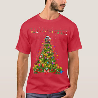 Christmas Tree Lights Australian Cattle Dog Dog Gi T-Shirt