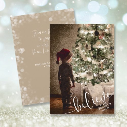 Christmas Tree Lights Holiday Card