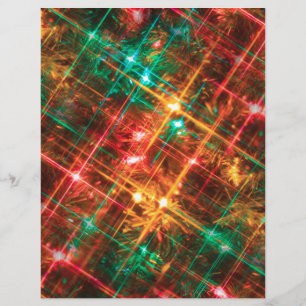 christmas tree lights letterhead