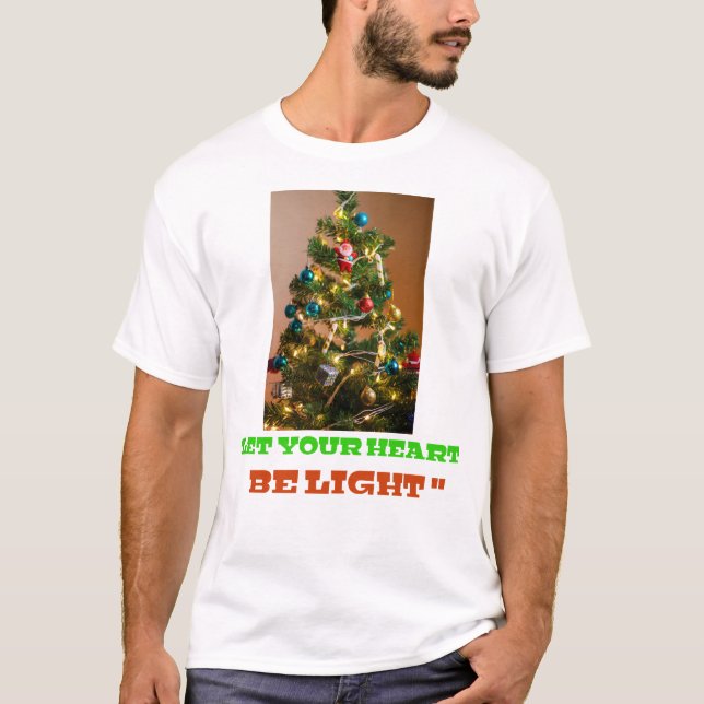 Christmas tree Logo design for t-shirts  (Front)