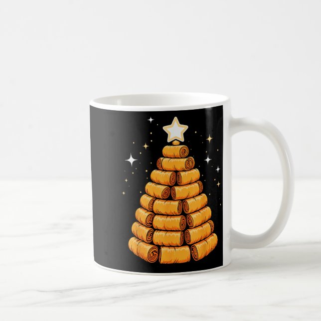 Christmas Tree Luma Filino Spring Rolls  Coffee Mug (Right)