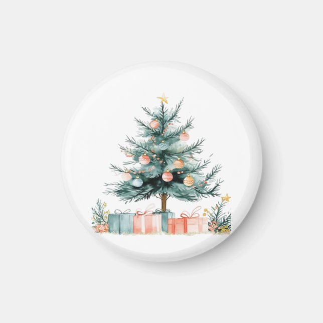Christmas tree  magnet (Front)