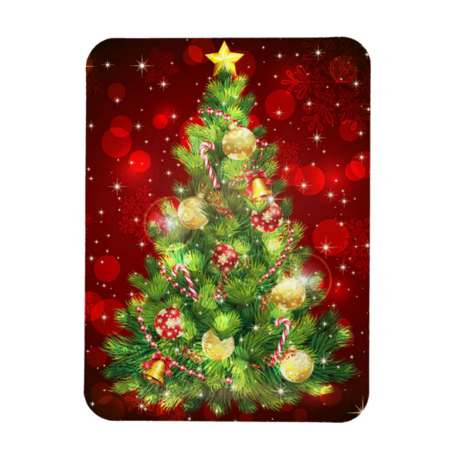 Christmas Tree Magnet | Zazzle