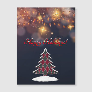 Christmas Tree Magnetic Card