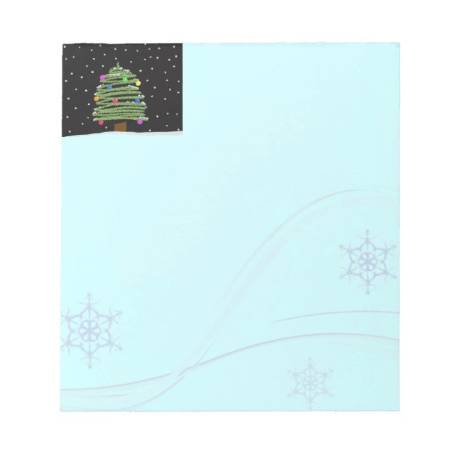 Christmas Tree Memo Pad (Front)