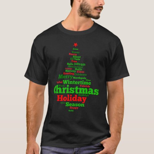 Christmas tree Mens Basic Dark T_Shirt