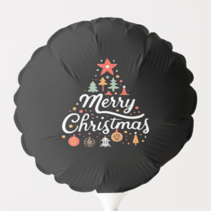 Christmas Tree Merry Christmas Classic Balloon