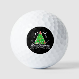 Christmas Tree Merry Christmas Essential Golf Balls