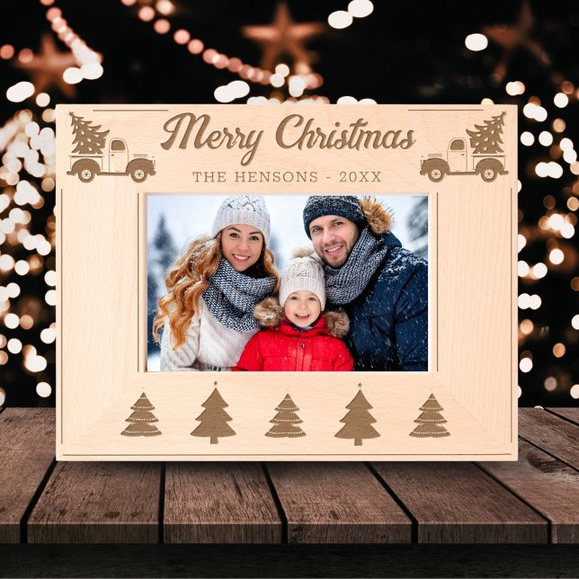 Christmas Tree Merry Christmas Family  Engraved Frames (Creator Uploaded)