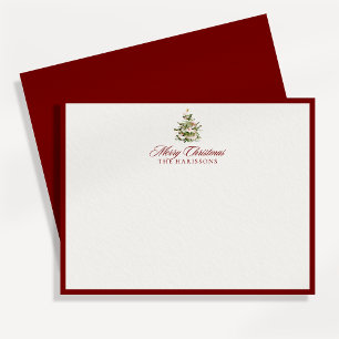 Christmas Tree Merry Christmas Note Card