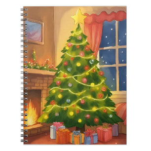 Christmas Tree   Merry Christmas Painting Notebook