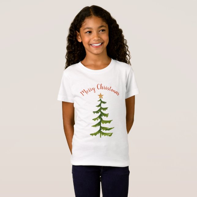 Christmas Tree Merry Christmas  T-Shirt (Front Full)