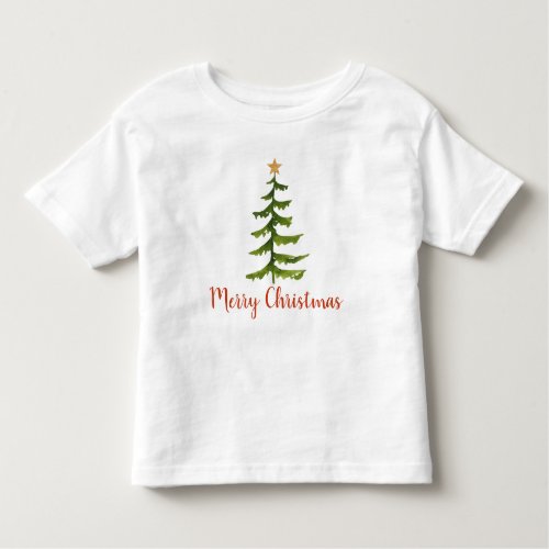 Christmas Tree Merry Christmas  Toddler T_shirt