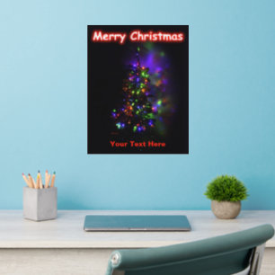 Christmas Tree - Merry Christmas Wall Decal