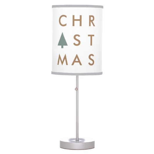 Christmas Tree | Modern Minimalist Scandinavian Table Lamp (Front)
