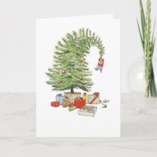 Christmas Tree Mouse Card